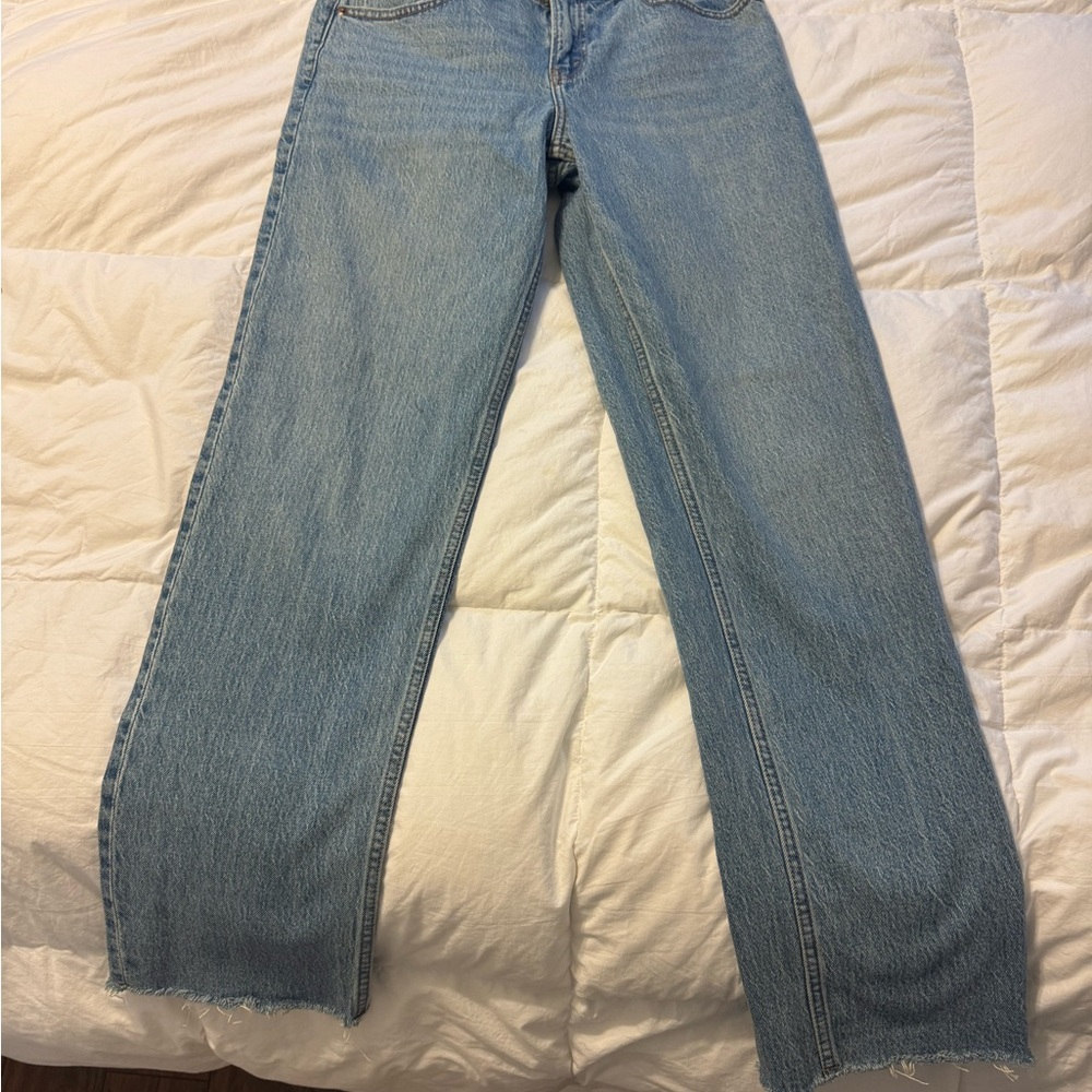 Abercrombie & Fitch WORN ONCE 90s mid rise straight Jean